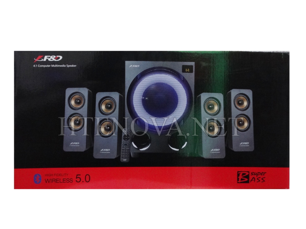 [MDS26FD5A-10] Bluetooth Multimedia Bass Speakers F&D F7700X