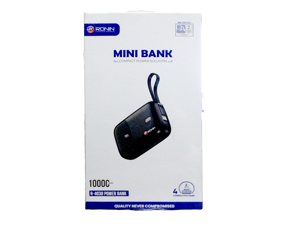 [PB10RN-17] POWER BANK 10000MAH Ronin (R-4030)