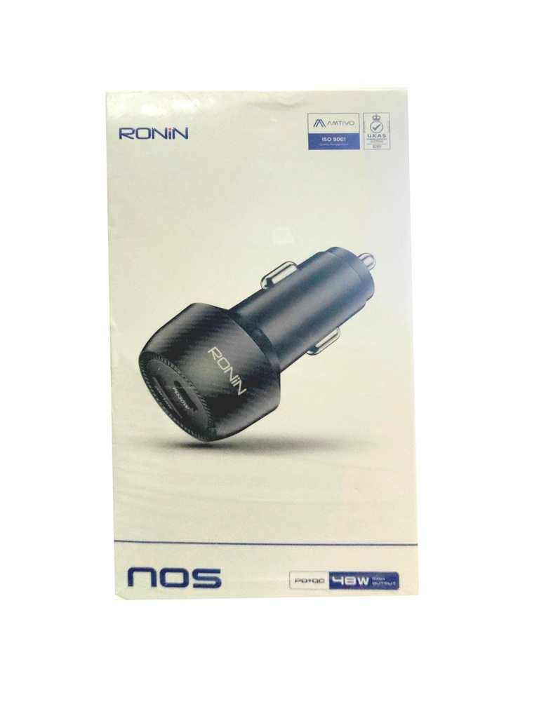 [C2A2T.S2RN-1] CAR CHARGER PD & USB PORT 48W RONIN (R-2505)