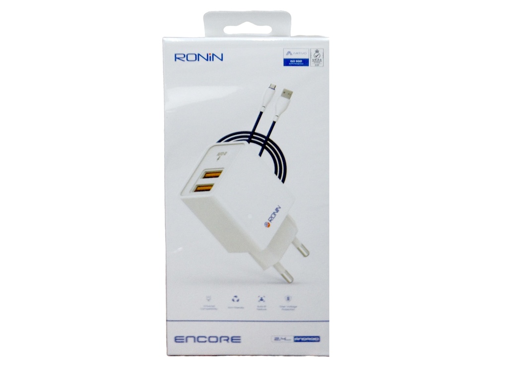 Micro Charger with 1 Extra USB Port Ronin R-615 