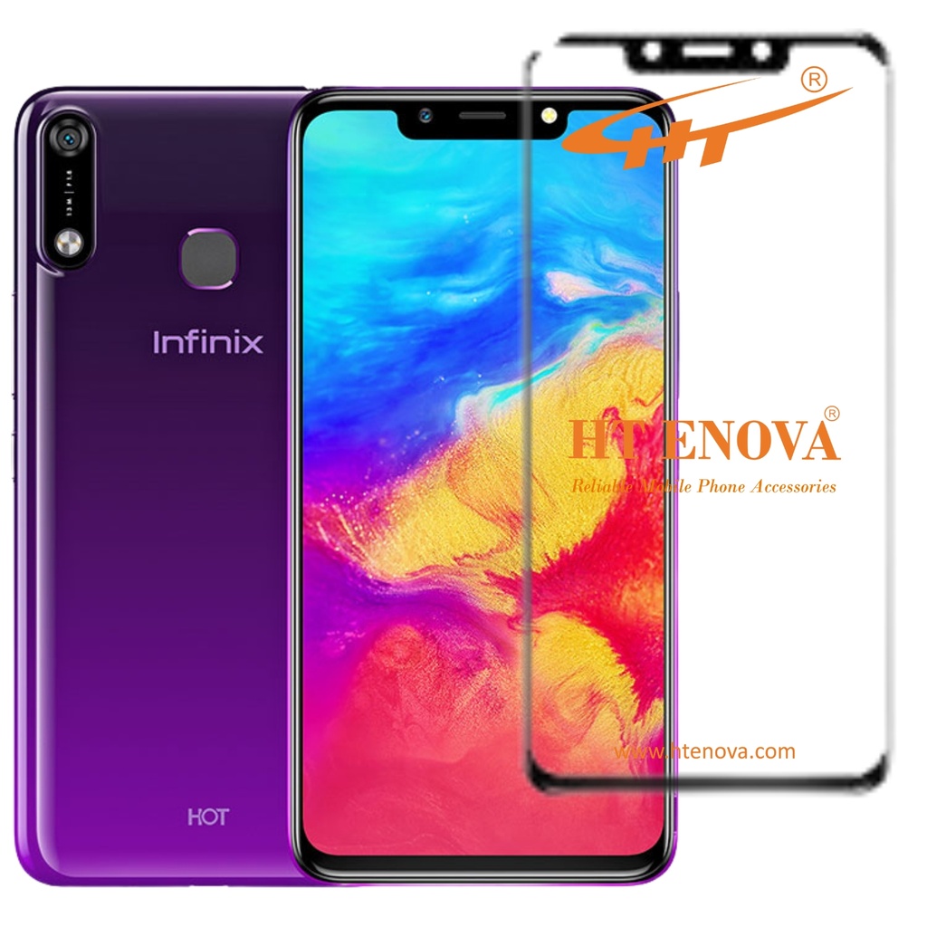 Infinix Hot 7 Color Glass HT ENOVA