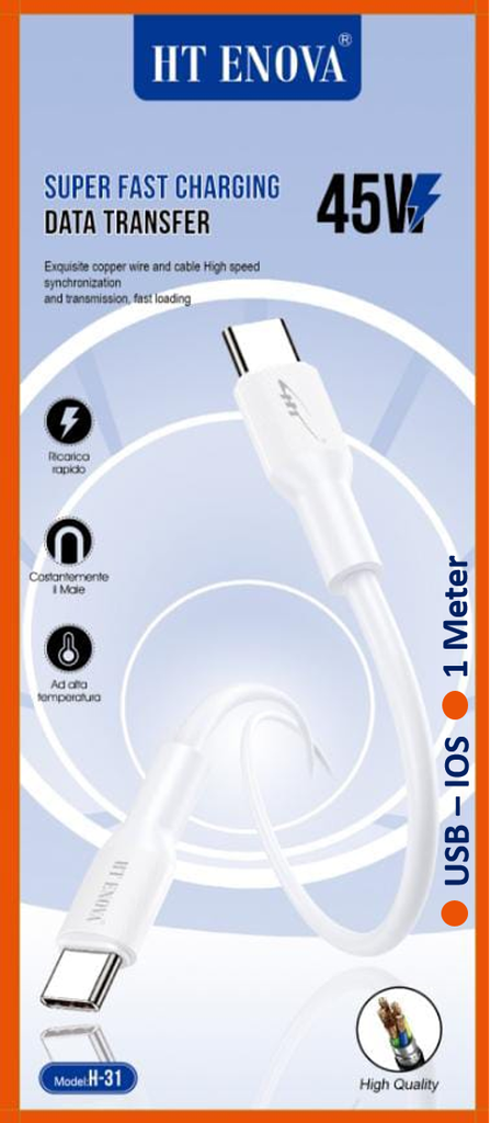 USB to IOS Data Cable HT ENOVA H31 (1M)