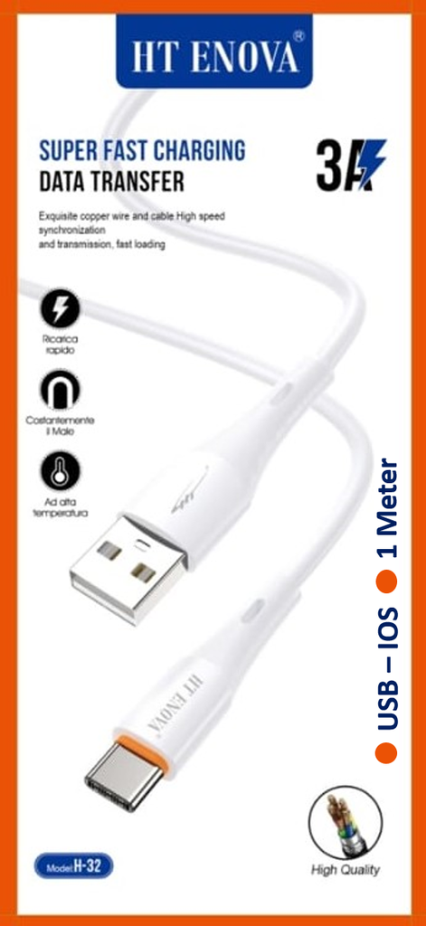 USB to IOS Data Cable HT ENOVA H32 (1M)