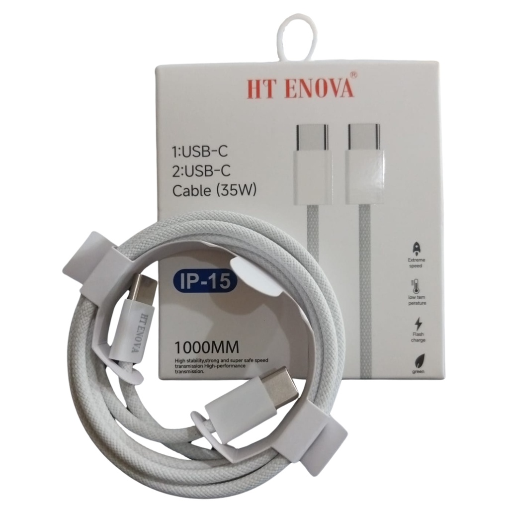 Type-C to Type-C HT ENOVA data charging cable (IP 15) (1M)