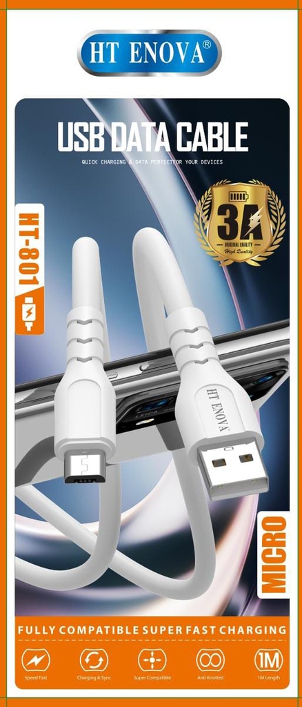 USB TO MICRO DATA CABLE HT ENOVA (801)
