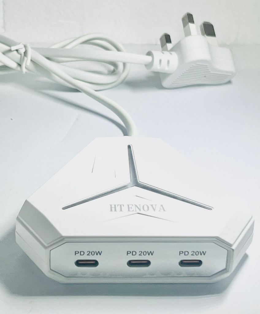 MULTI CHARGER 3 USB PORTS WITH 3 PD PORTS FUSION 6 HT ENOVA