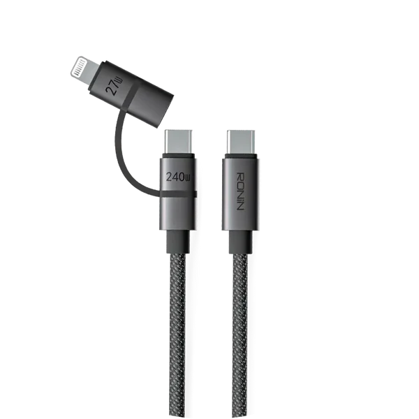 TYEP-C TO IOS DATA CABLE RONIN 2 iN 1 R-2020