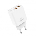 [C1C2T1RN-1] Type-C Charger With 1 Extra USB Port Ronin R-615