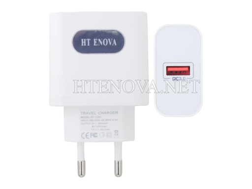 [C1C1T2HT-1] Type-C Qualcomm Charger 18 Watt HT ENOVA HT-C201