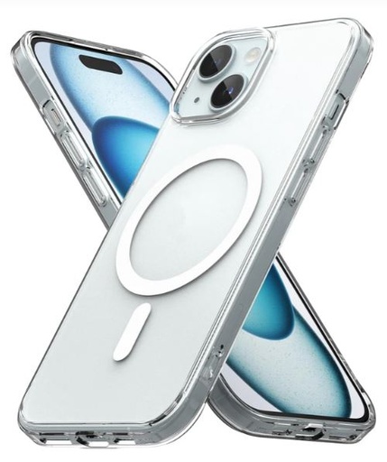 [CA7iP15-CT4] MAGNETIC CLEAR CASE IPHONE 15