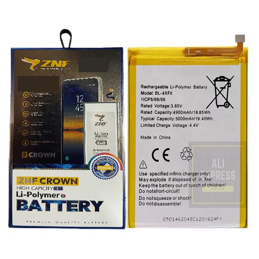 [BTiN49FX-25] infinix Hot (8) X(650) Battery ZNF (BL-49FX)