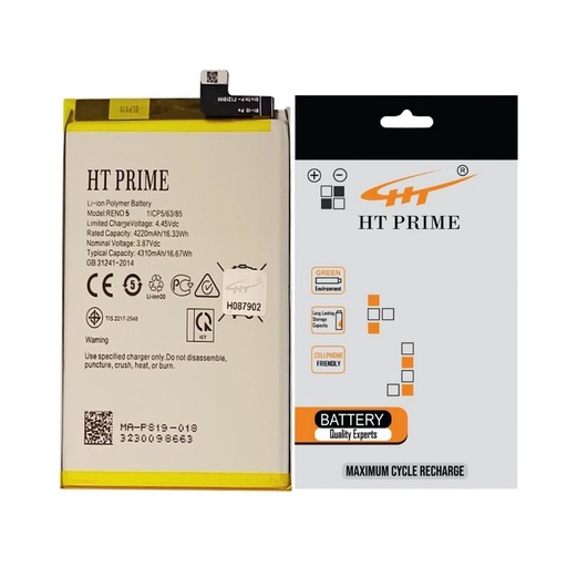 [BTORN5-15] Oppo Reno (5) Battery HT Prime  (BLP-819)