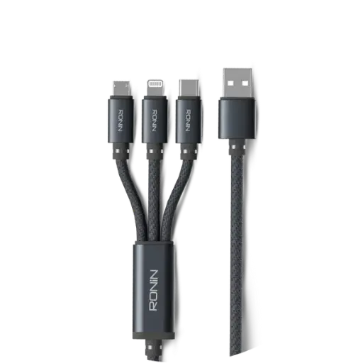 [DCU3SRN-1] [DCU3SRN-1] DATA CHARGING CABLE 3 IN 1 RONIN R-2015