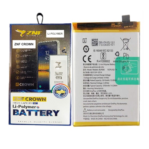 [BTOPL6T-25] One Plus (6)T Battery ZNF (BLP685)