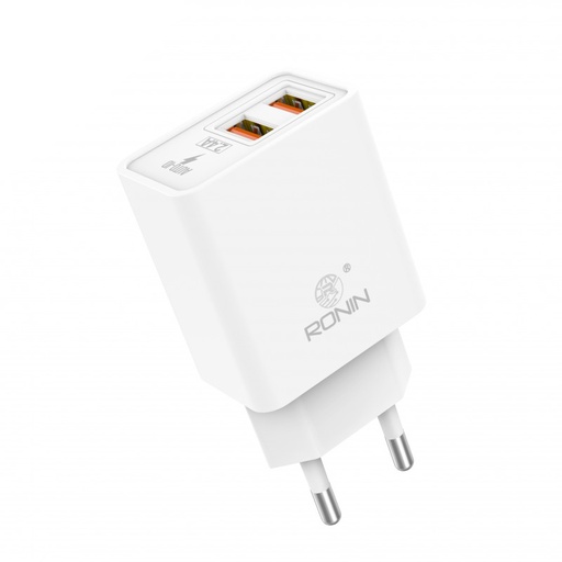 [C1C2T1RN-1] Type-C Charger With 1 Extra USB Port Ronin R-615
